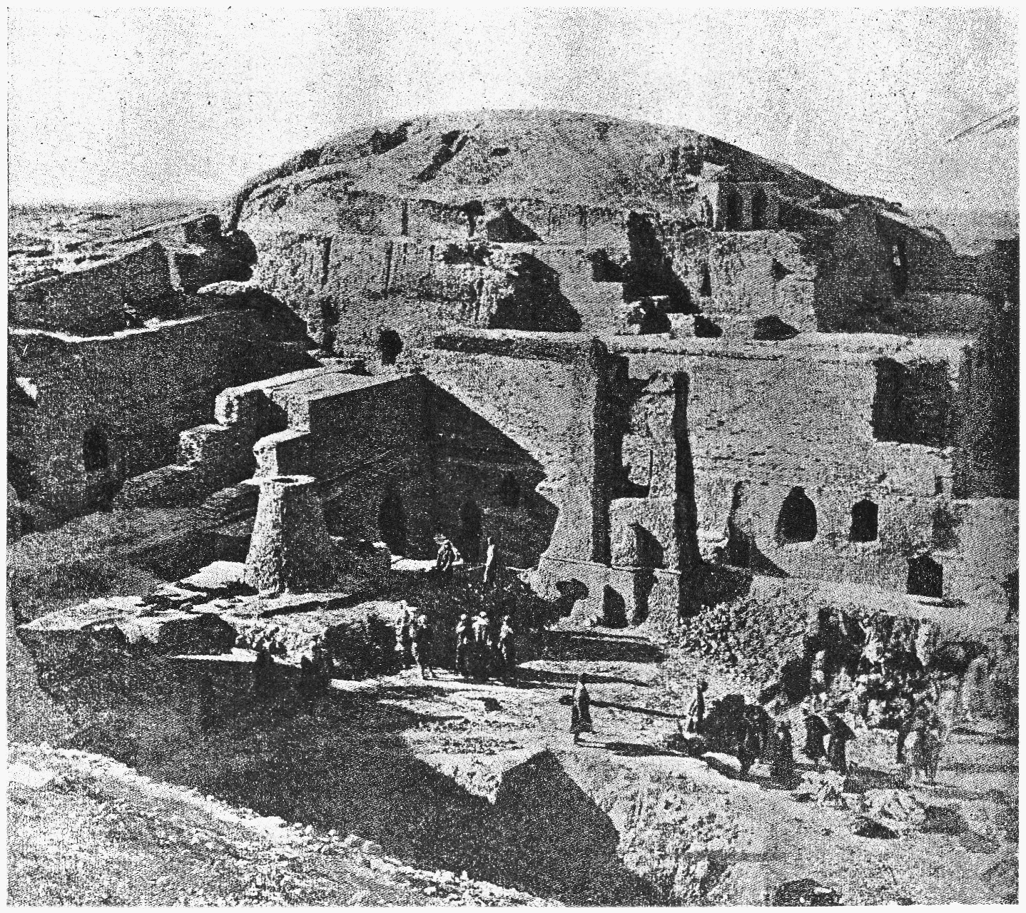2da - mud brick-built Nippur with some excavation, from the cave to ziggurats in a very short period of time, archaeologists were astonished
