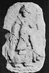 3 - Inanna in battle dress, goddess Liberty atop zodiac sign Leo, lion