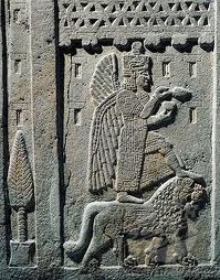 5 - Ishtar atop Leo the lion symbol