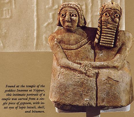 5d - Noah & his spouse artifact, found at Temple of Inanna in Nippur