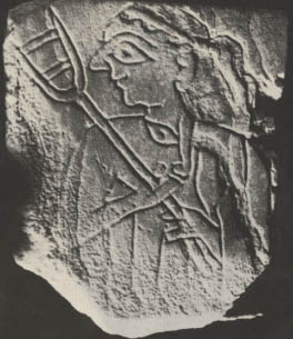 6e - Nippur artifact, woman with a tool