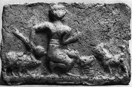 6h - Nippur artifact, horned snake symbol of Ningishzidda
