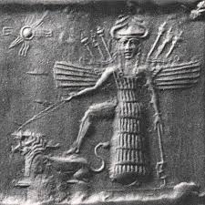 7 - Inanna & her lion symbol of Leo