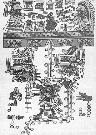 7 - Quetzalcoatl Descends From Rope Ladder