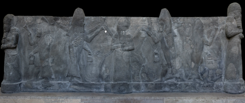 10 - Enki on water basin, temple of Ishtar in Nineveh; Pergamon Museum
