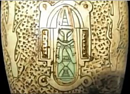 19 - Mayan artifact of alien rocket