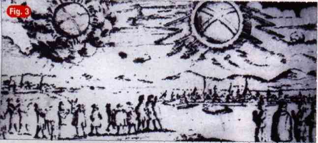 31 - Hamburg, Germany sighting in 1697 of giant alien sky-discs