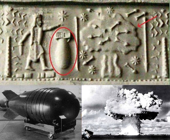 9 - Babylonian King Nebuchadnezzer II artifact of a very large bomb