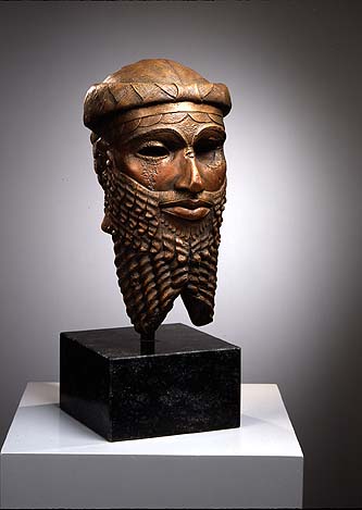 18 - Lugal-zage-si bronze bust, long forgotten offspring from the family tree of the gods