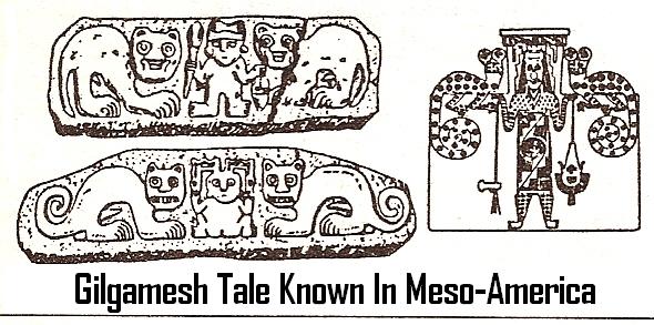 12a - Gilgamesh seal, known all the way to Ningishzidda's Meso-America, the tale goes world-wide, it's that important to history