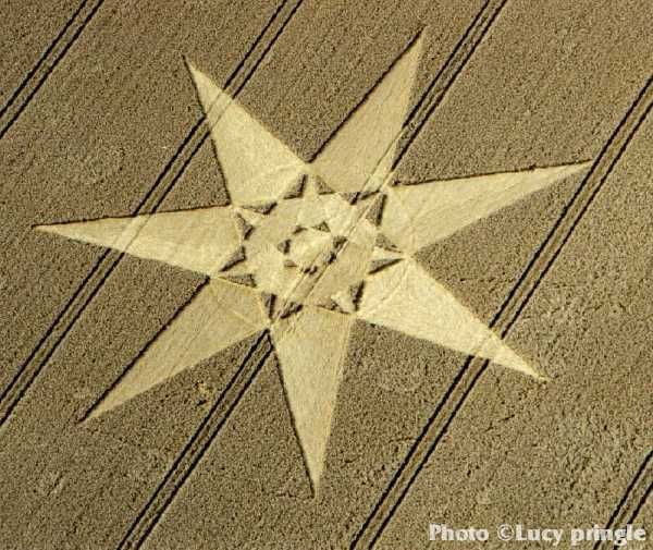 25 - Enlil's 7-Pointed Star within a 7-Pointed Star within a 7-Pointed Star, symbols of his absolute authority over decisions made for Earth