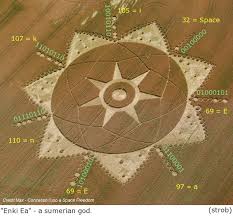25b - Enlil's 7-Pointed Star within a 7-Pointed Star, ancient symbol brought to our attention in crop circles by aliens