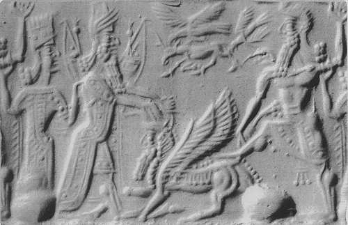 9a - Ishtar, Utu, Bull of Heaven, & Gilgamesh, See Epic of Gilgamesh Text