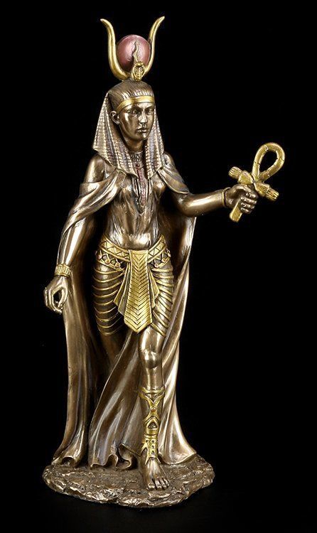 10 - statue of Hathor, sister to Enki, goddess in every major civilization