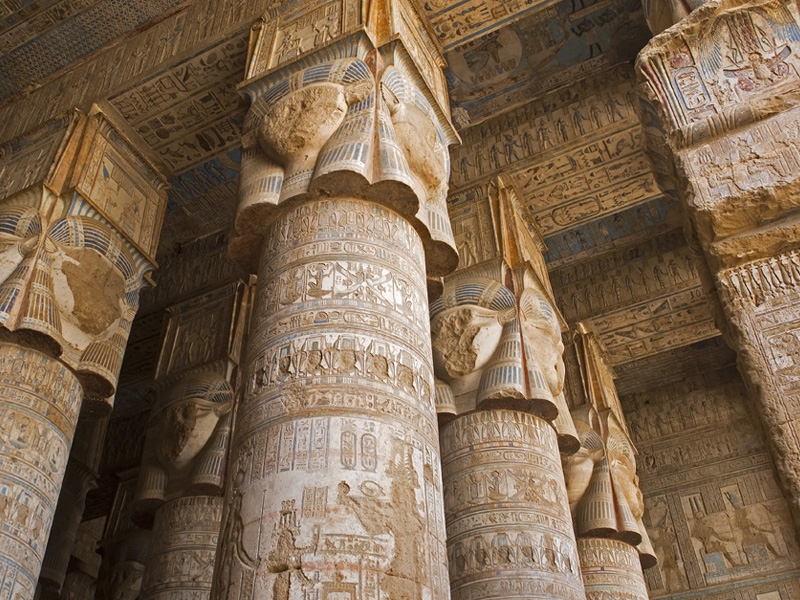 100 - Dendera Temple residence of Hathor - Egyptian name for Ninhursag
