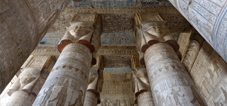 100 - ceiling of the Temple of Hathor