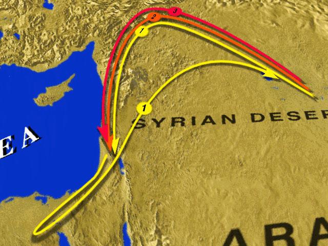 15i - Nebuchadnezzar's 3 invasions of Jerusalem, 605 597 587 B.C.