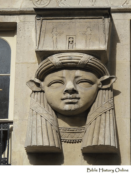 17 - modern bust of goddess Hathor, known & worshipped then & now