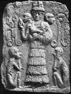 1b - birth goddess Ninhursag with her failed attempts to create race of workers for the gods