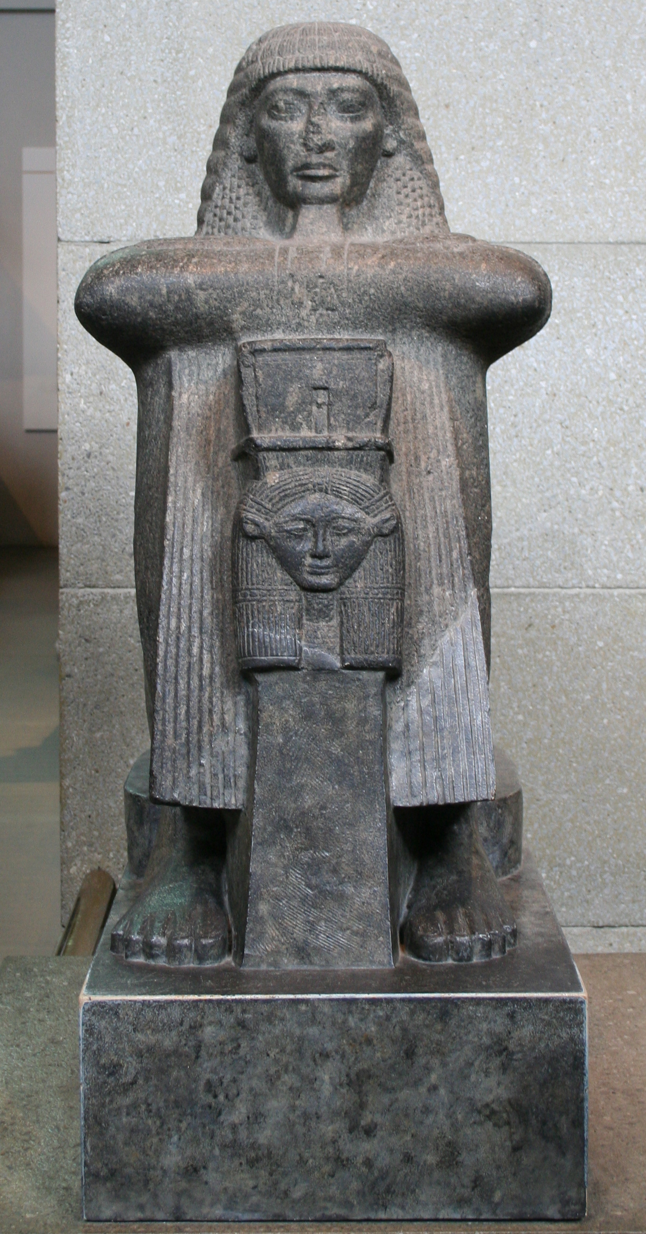 21 - Egyptian artifact with Hathor on the front, now in British Museum