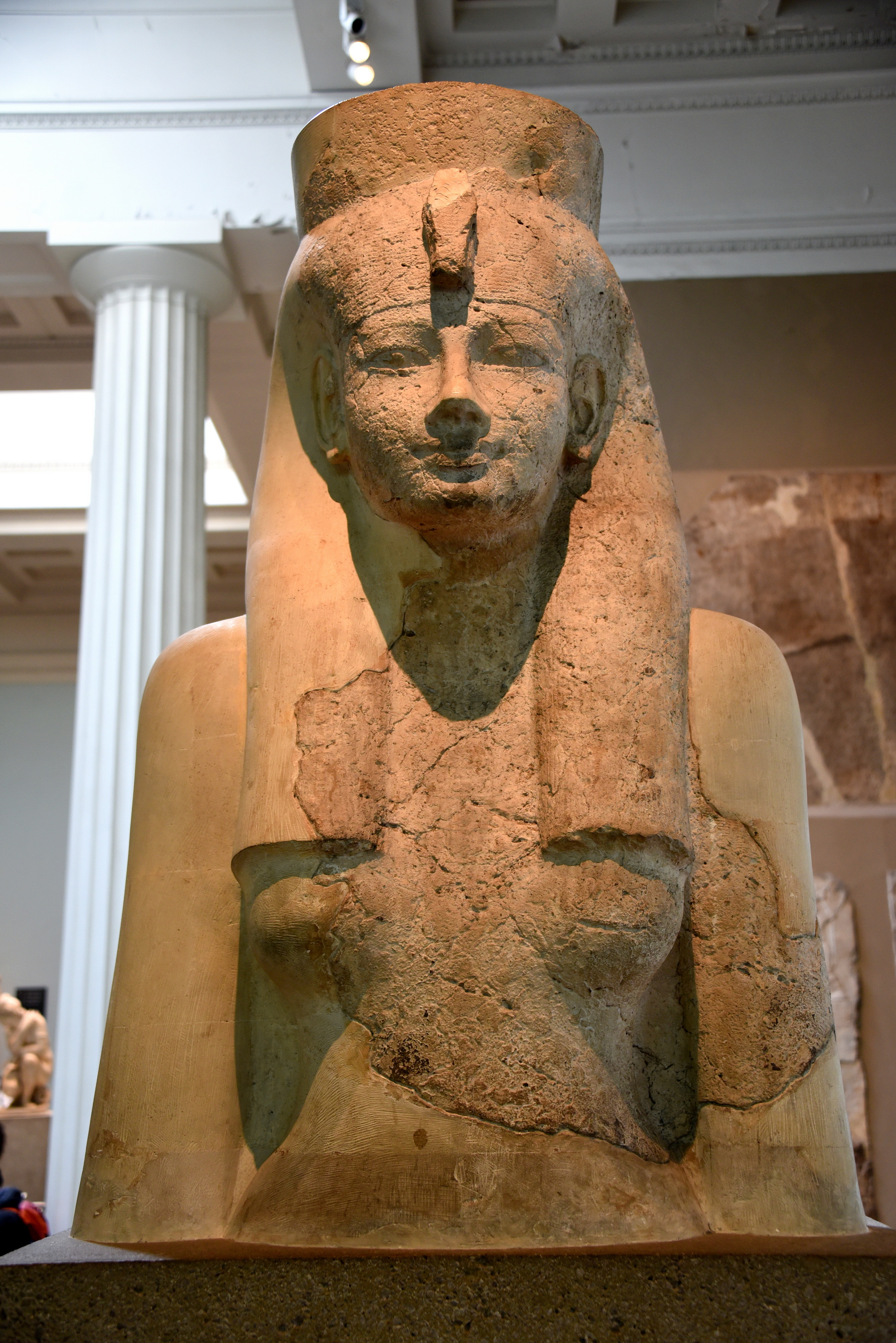 3 - large statue of Hathor, main goddess of the 1st generation of gods in Egypt