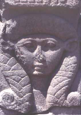 30 - Hathor - Ninhursag with her hair styled like her symbol the Umbilical Chord Cutter