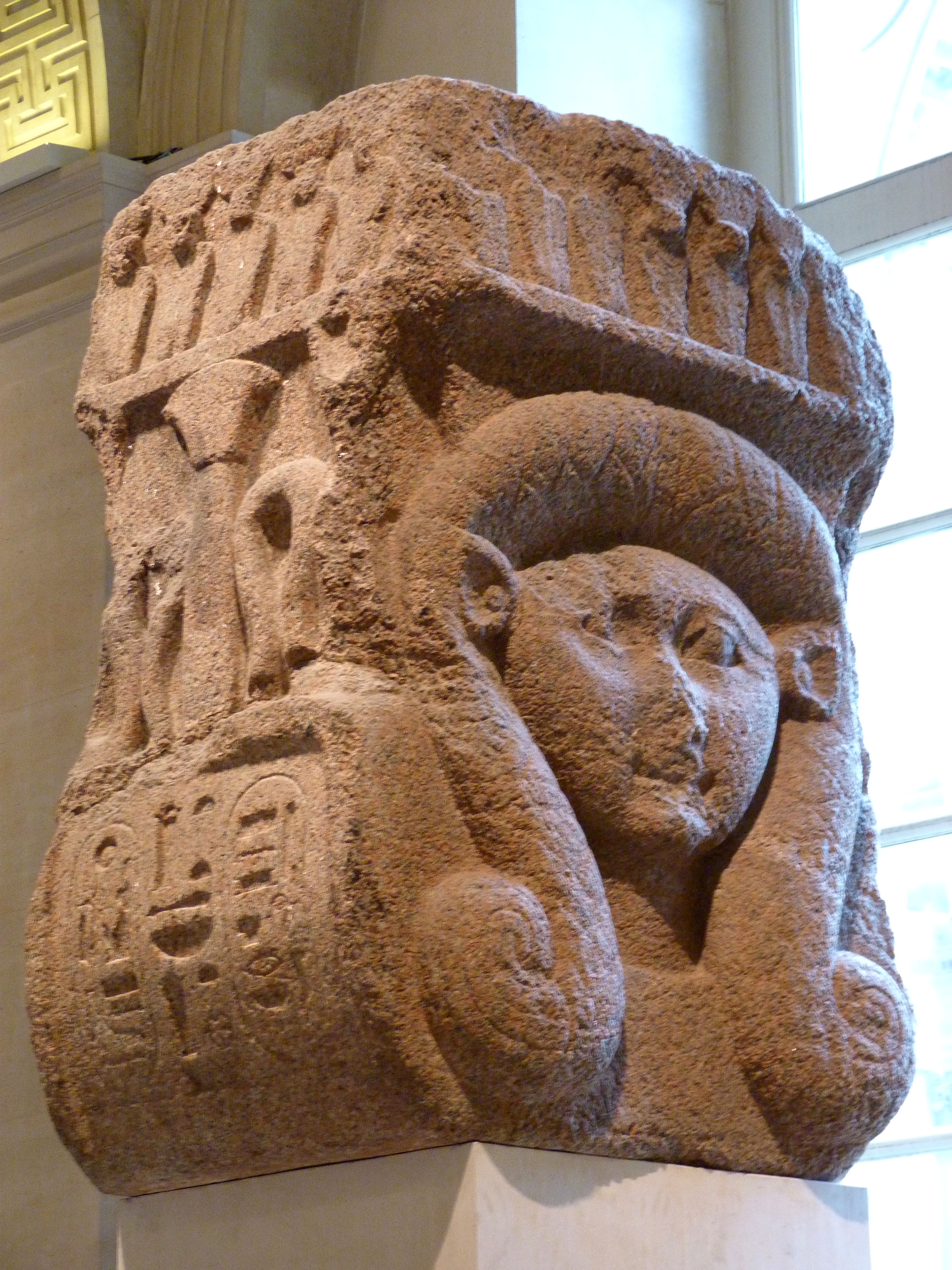 42 - Hathor the Egyptian goddess, Ninhursag the Mesopotamian goddess, her hair styled equals her Umbilical Chord Cutter symbol