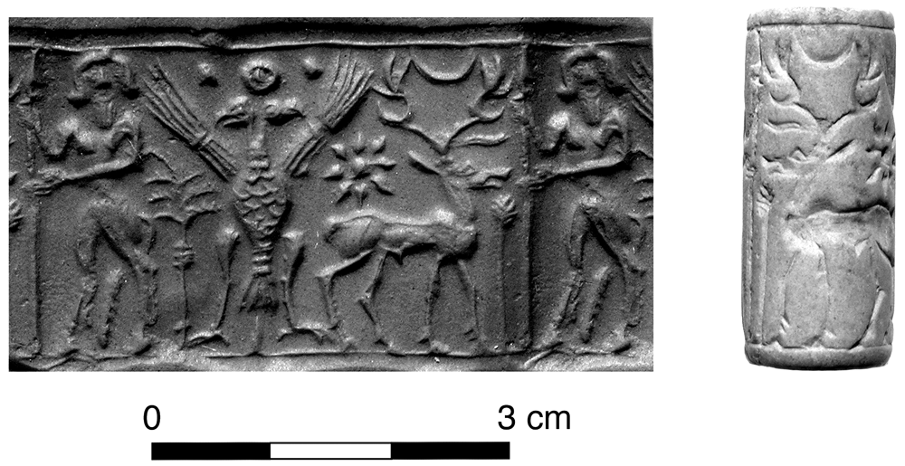 60 - unidentified bull-god with Ninurta's double-headed eagle symbol