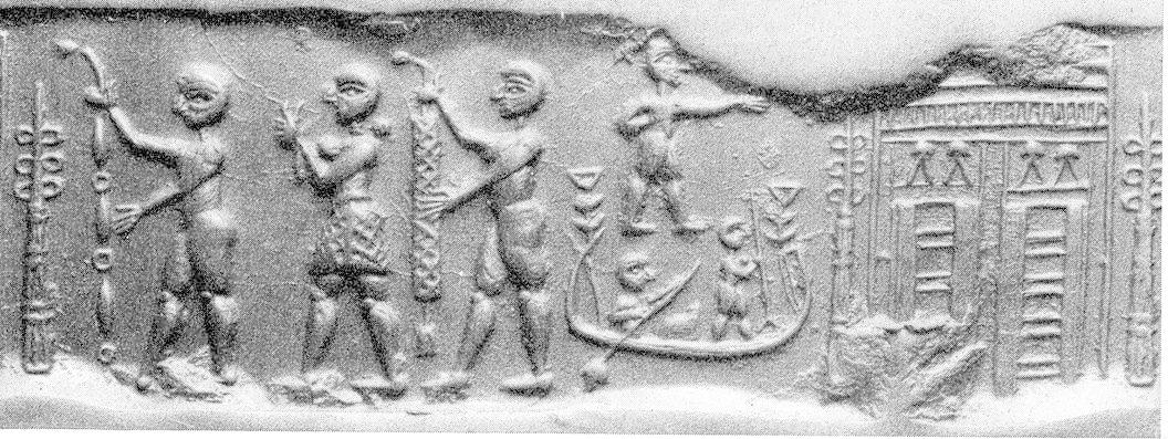 12 - Eridu artifact of Enki's residence on the Euphrates River