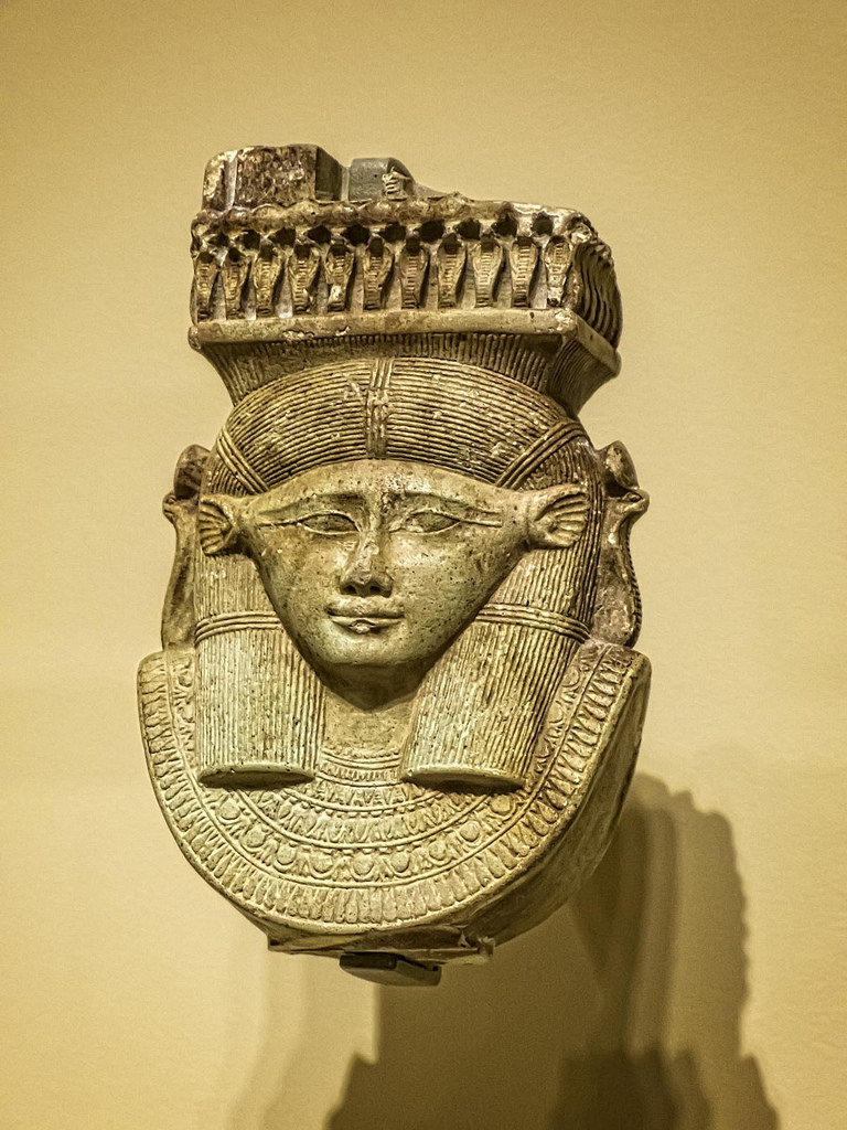 35 - Hathor bust artifact from Egypt