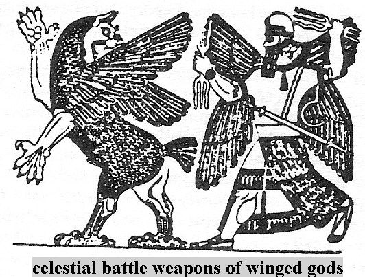2a - Ninurta wins battle, defeats Anzu, Ninurta returns the stolen tablets to their rightful owner, father Enlil