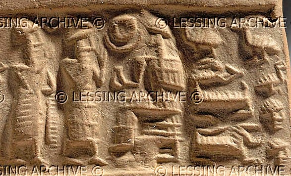 13 - semi-divine giant king, Utu, & Utu's father Nannar; the gods gave the orders to the kings directly at first, & then through dreams, etc. later in history