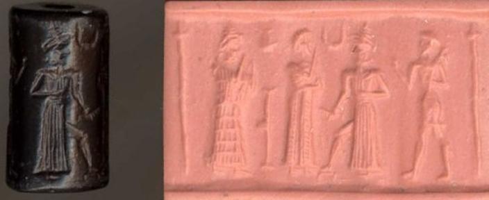 16 - Ninsun, her uncle Nannar, her cousin Utu, & semi-divine, possibly son to Ninsun, appointed as king of Ur; the semi-divine were used as go-betweens from the gods to earthlings, all known knowledge was given from the divine to the semi-divine to non-divine