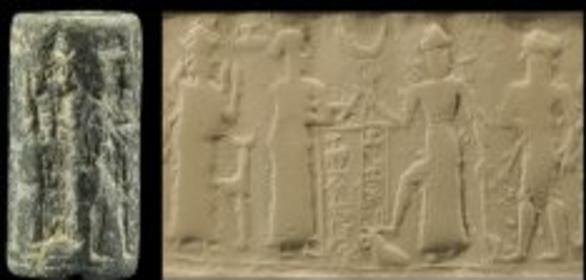 18 - Ninsun, unidentified, Inanna, & semi-divine king