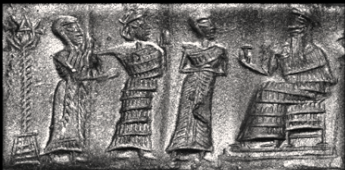 1d - semi-divine mixed-breed to be spouse & king, Inanna, another mixed-breed, & Nannar the alien god over Ur; a time long forgotten when the gods walked, talked, & had sex with the semi-divines
