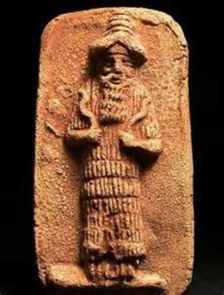 1e - Nergal image on stele artifact, Lord of the Underworld