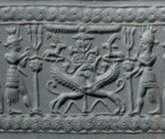 2c - Nergal & son Namtar, major male gods of the Under World