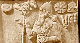 39 - Nannar, Nibiru, Ut's Sun disc & Inanna's 8-pointed star in one, Anu, Adad, & Enlil symbols