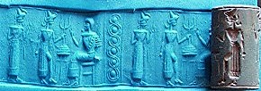 3h - family artifact of Ningal, daughter Inanna, & spouse Nannar, gods walking & talking in Ur for thousands of years