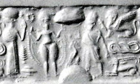3z - semi-divine mixed-breed king, naked Goddess of Love Inanna, & her twin brother Utu; Inanna espoused dozens if not hundreds of semi-divine kings throughout thousands of years, earning the title of Goddess of Love