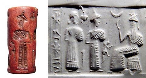 4m - children of Nannar Utu & Inanna, & Nannar in Ur; Nannar was the patron god over Ur