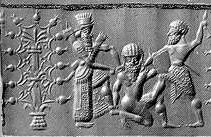 14 - Marduk captures enemy with an unidentified god, & Tree of Life
