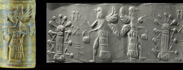 34 - Tree of Life with animal symbols as gods Zababa & unidentified