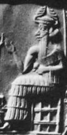 1d - Enlil on his throne in Nippur, Command Central for the gods, all Anunnaki came to Nippur at one time or another