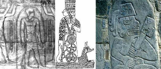 20 - Egypt, Babylon, & Yucatan artifacts, all depict Marduk having 2 left hands