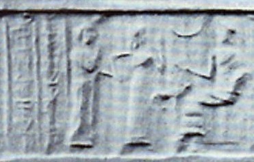 23 - semi-divine king lead by his spouse Inanna, & Ningal; Inanna brings semi-divine king as her spouse before her mother Ningal