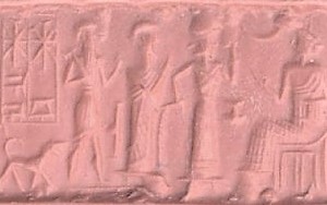 31 - semi-divine, Inanna, spouse & semi-divine, & Ningal; Inanna brings semi-divine king as her spouse before her mother Ningal