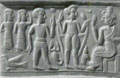 34 - Ishara & Nanshe, Utu, Inanna encircled by her sky-shem, & their mother Ningal