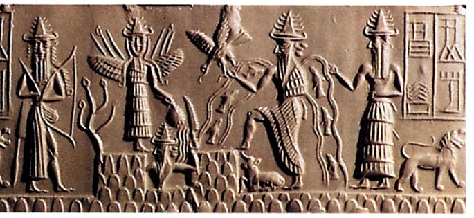 3b - Enlil, Inanna, Utu,  Enki, & Isimud