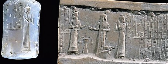 3r - Enlil, giant semi-divine mixed-breed son-king of Ur - Ur-Namma, & his mother goddess Ninsun; Ur-Namma was giant 2/3rds divine son-king of Ur, a perfect go-between for the gods & earthlings